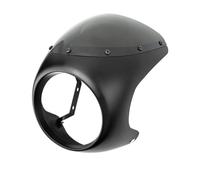 Motorcycle 7inch Universal Front Mask Headlight Fairing Cover Compatible with SV1000 Inazuma 400 GSX400 Impulse(Matte Black)