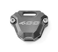 Motorcycle Accessories Aluminum Key Case Cover Protector Compatible with Z400 Z500 Z 400 500 Ninja400 Ninja500 SE 2019-2024(Grey-400)