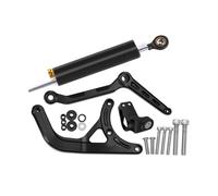 Motorcycle Accessories Titanium Ruler Direction Steering Damper Bracket Kit For Multistrada For V4 For S For Pikes For Peak For RS 2021-2025,Suavemente