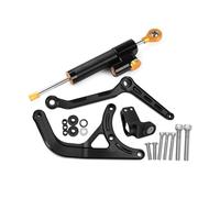 Motorcycle Accessories Titanium Ruler Direction Steering Damper Bracket Kit For Multistrada For V4 For S For Pikes For Peak For RS 2021-2025,Suavemente