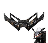 Motorcycle Aerodynamic Winglets,16.14x7.48x1.57 Inches Motorbike Air Deflectors Modification Accessories,Motorcycle Front Beak Wing Fairing Extension - For Street Biking Riding City Commuting