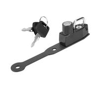 Motorcycle Anti Theft Helmet Lock Lading Side Set para CBR400R CBR500R CB500F (Negro)