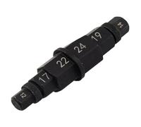 Motorcycle Axle Tool - Hex Wrench Sleeve | 12-24mm Tire Spindle Repair Tools for Sport Motorcycles, Universal Axle Nut Socket for Front Axles Wheels Repair and Maintenance