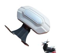 Motorcycle Backrest - Detachable Passenger Seat Cushion, ABS, Universal Fit