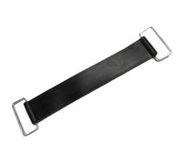 Motorcycle Battery Tie Down Strap - Metal Rubber 15x4cm | Stretchable Battery Box Fixing Strap, Motorcycle BatteryHolder Secure Mounting Band For Outdoor Use | Bike Accessories