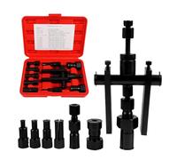 Motorcycle Bearing Removal Tool - Blind Hole Internal Puller Set, Extracts Seized Wheel Transmission Bearings Smoothly, Features Heat Treated Hardened Grade Steel Collets, Utilizes Heavy Weight
