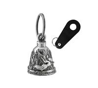 Motorcycle Bell with Hanger for Biker, Good Luck Biker Bells & Motorcycle Accessories, Keychain Luck Bell