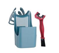 Motorcycle Bike Chain Oil Storage Tool Box - ABS 25.5x15.5x10.5cm | Chain Cleaning Oil Tool Kit, Splash Proof Chains Lubrication Brush Set | For Motorcycle Bicycle Chains Maintenance Cleaning Use