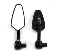 Motorcycle Bike For ATV Aluminum 7/8'' 22mm Bar End Side Rear View Mirror For BMW For Ducati For Aprilia For Victory,Espejo Moto Lateral(White Lens)