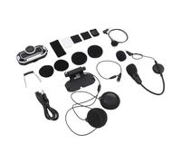Motorcycle Bluetooth Headset Bluetooth 5.0 Helmet Headset with Noise Cancellation Voice Assistant Long Battery Life for Riding Motorcycle Helmet Use ABS Material