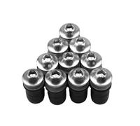 Motorcycle Bolt Kit - Fairing Screw Set, Windscreen Fastener Pack | 10pcs M5 Nuts Bolts, Replacement Hardware Components, Motorcycle Accessories, for Motorcycles Vehicles Repair Use