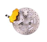 Motorcycle Brake Caliper Pump Adapter Bracket 200mm+ Brake Disc For Yamaha For Aerox For Nitro For BWS 100 For Jog 50 RR For Brake Caliper Kit(Gold)