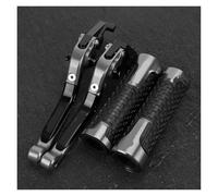 Motorcycle Brake Clutch Levers 7/8" 22MM Handlebar Grips Handle Bar Grip Ends For Yamaha For VMAX 1200 1985-2008 For V-MAX V For MAX 1200,Palanca de Freno y Embrague