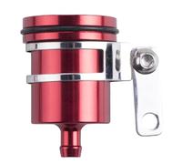 Motorcycle Brake Oil Reservoir Cup - Aluminum Alloy Rear Cylinder Tank Compact Fluid Storage Container Leakproof Design | Safe Refilling Bottle For Maintenance Repair Performance Prevent Spatt