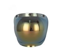 Motorcycle Bubble Mirror Motorcycle Helmet Three Button Type Retro Helmet Lenses Bubble Shield Visors Helmet,Effectively