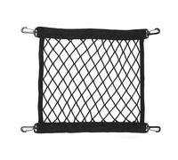 Motorcycle Cargo Net - Compact Stretch Tie Down Mesh, Reinforced Cargo Holding Straps, Point Fastening System Secure Transport of Helmet Gear and Travel Load | E-Bike Helmet Camping Climbing