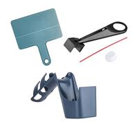 Motorcycle Chain Cleaner, Bike Cleaning Kit, 4 piezas Set with Lube Applicator Easy Maintenance, Oiling Diverter Precision, Chainsaw Accessory for Daily Use, 12,6 x 7,09 x 4,33 pulgadas
