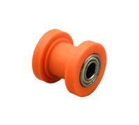 Motorcycle Chain Slider Tensioner Adjuster Roller Guide(10mm Orange Guide)