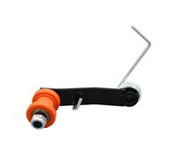 Motorcycle Chain Slider Tensioner Adjuster Roller Guide(Orange Regulator)