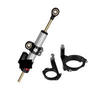 Motorcycle CNC Dual Tube Steering Stable Shock Absorber mounting Bracket Kit FOR Kawasaki FOR Ninja FOR NINJA650 2017-2022,Estable