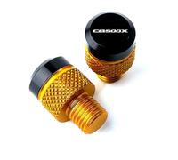Motorcycle CNC Mirror Hole Plug Screw Bolt Cap Compatible with CB500X CB650R CB1000R CB650F CB600F CB500F CB1100 CB1000R(Golden)