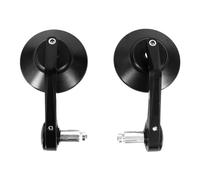 Motorcycle CNC Rear View Side Mirrors Handle Bar End Mirror Compatible with Ducati Monster 695 696 796 797 821 1100 1200 1200S 1200R S2R(Black)