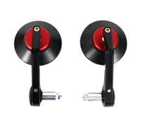 Motorcycle CNC Rear View Side Mirrors Handle Bar End Mirror Compatible with Ducati Monster 695 696 796 797 821 1100 1200 1200S 1200R S2R(Red)
