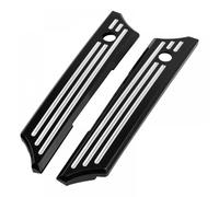 Motorcycle CNC Saddlebag Covers compatibles con Modelos de la Calle King Electra de Touring Road 2014 a 2024(Black)