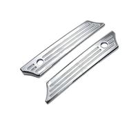Motorcycle CNC Saddlebag Covers compatibles con Modelos de la Calle King Electra de Touring Road 2014 a 2024(Chrome)