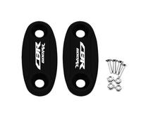 Motorcycle CNC Windscreen Eliminators Mirror Cap Rear Mirror Hole Cover Compatible with CBR600RR CBR1000RR 2004-2016 2004-2007(Cbr600rr Black)