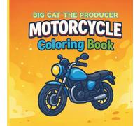 Motorcycle Coloring Book: 40 Epic Motorcycle Designs for Adults and Teens Who Love Bikes, Racing, and Adventure