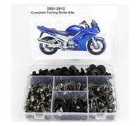 Motorcycle Complete Full Fairing Bolts Kit Fit For Yamaha For FJR1300 2001-2012 Bodywork Screws Speed Nut Clips Nuts Steel,Heavy Duty