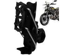 Motorcycle Cup Holder - 3.03 Inches Adjustable Water Bottle Mount for Secure Grip, Easy Access with Firm Support, Drink Holder for Bike Scooter Cycling Travel, ABS Black, Outdoor Use