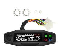 Motorcycle Digital Speedometer - Medidor de tachometer Display, indicador de engranaje de alta precisión con Mph Km H Measurement | Digital Meter For Motorcycle Scooter Bike ATV Dashboard Maintenance