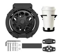 Motorcycle Drink Holder - Ergonomic Foldable 360 Degree Rotating |Designed With An Optimized Reach And Tilt Angle, This Motorcycle Cup Holder Minimizes Wrist Strain During Long Rides. The Internal Gri
