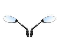 MOTORCYCLE - Espejo ajustable, ángulo de visión de gran angular, diseño ampliable, rotación de 360 grados, montaje universal, espejo para bicicleta de montaña, visión migl