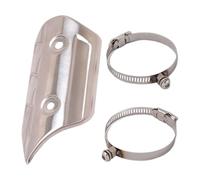 Motorcycle Exhaust Heat Shield | Anti-Scald Pipe Protector Cover | Heat-Resistant Exhaust Guard For Riding, Travel, Commute, Outdoor Safety & Maintenance - Men & Women Riders