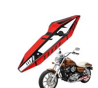 Motorcycle Exhaust Heat Shield - Protective Decorative Insulation Guard | Motorbike Exhaust Cover for Professionals and Enthusiasts, Road Riding, Cycling Safety Accessory, 45 * 11cm Red Yellow Blue