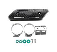 Motorcycle Exhaust Heat Shield - Universal CRF Motorcycle Burn Protection, Black aaFgiP2hK