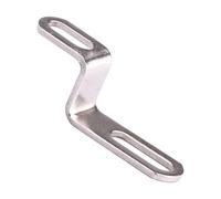 Motorcycle Exhaust Pipe Bracket - Z Shape Muffler Clamp | Z Support Stand Joint for Motorbike Silencer Exhaust Pipes Stainless Steel Silver Tone | Muffler Mounting Bracket, Motorbike Rear Header Pipe