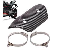 Motorcycle Exhaust Pipe Protector - Carbon Fiber Heat Insulation Shield