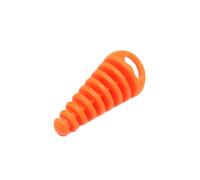 Motorcycle Exhaust Pipe Tubo Escape Motocicleta Tres Tamaños Silenciador Enchufe PVC Protector Tubo DeLavado Tapón Extraíble Para Tubo Escape Motocross 1 Ud.(C-orange)