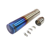 Motorcycle Exhaust Pipe with Mesh GP For Kawasaki Z800 For ZX-6R 10R For S1000RR Exhaust Pipe Modification,Direct Fit