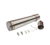 Motorcycle Exhaust Pipe with Mesh GP For Kawasaki Z800 For ZX-6R 10R For S1000RR Exhaust Pipe Modification,Direct Fit