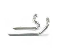 Motorcycle Exhaust Pipe with Muffler Removable Silencers For Honda Steed Shadow 400 600 VLX400 VLX600 VT400 C VT600C VT600,Functional