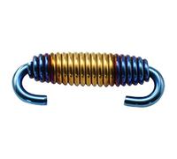 Motorcycle Exhaust Springs - Stainless Steel, Strong Pull Design, Elastic Resistant Muffler Springs, Long Lasting Automotive Accessories | Ideal for motorcycles, scooters, cars, modified