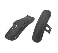 Motorcycle Fender Shockproof Strong Strength Front Rear Wheel Guard Replacement for CG125 GN125 Iron Material 1 Pair (Negra)