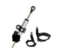 Motorcycle Fiber Carbon Steering Stabilize Damper Mounting Bracket Kit FOR Kawasaki for Ninja for NINJA650 2017-2022,Estable