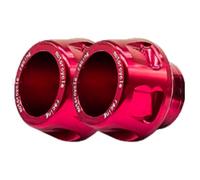 Motorcycle Fork Sliders - Aluminum Alloy 4cm Axle Cups | Front Wheel Crash Protectors with Machining, Drop Protection, Road Defense | Frame Guard Pair Street Riding, Track Use