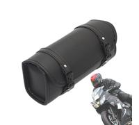 Motorcycle Forks Tools Almacenamiento - Motocicleta Grodbar Bag | Bolso de cabeza de bolsillo de manillar de cuero PU impermeable a prueba | de manillar | de sillín de